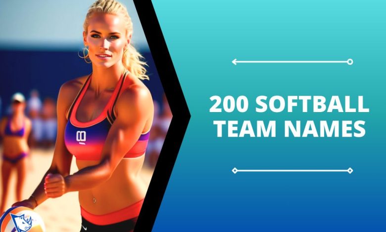 200 Softball Team Names Ideas