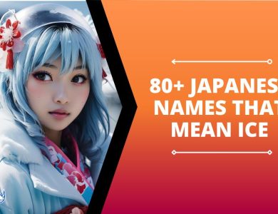 80+ Japanese Names That Mean Ice