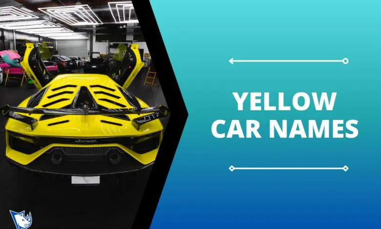 yellow car names